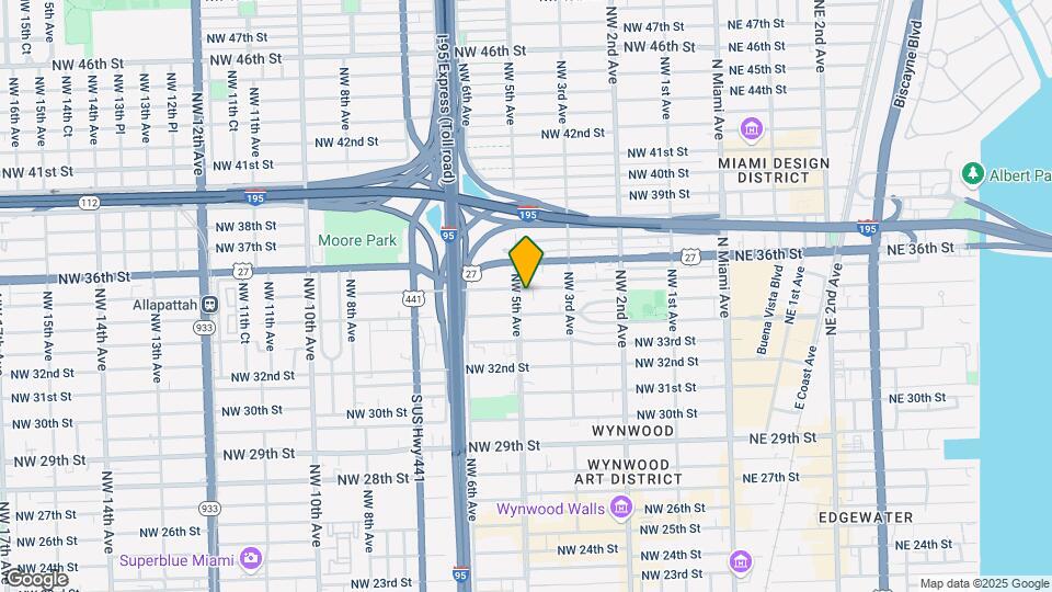 3429 NW 5th Ave Mapa y Detalles de la Ubicación