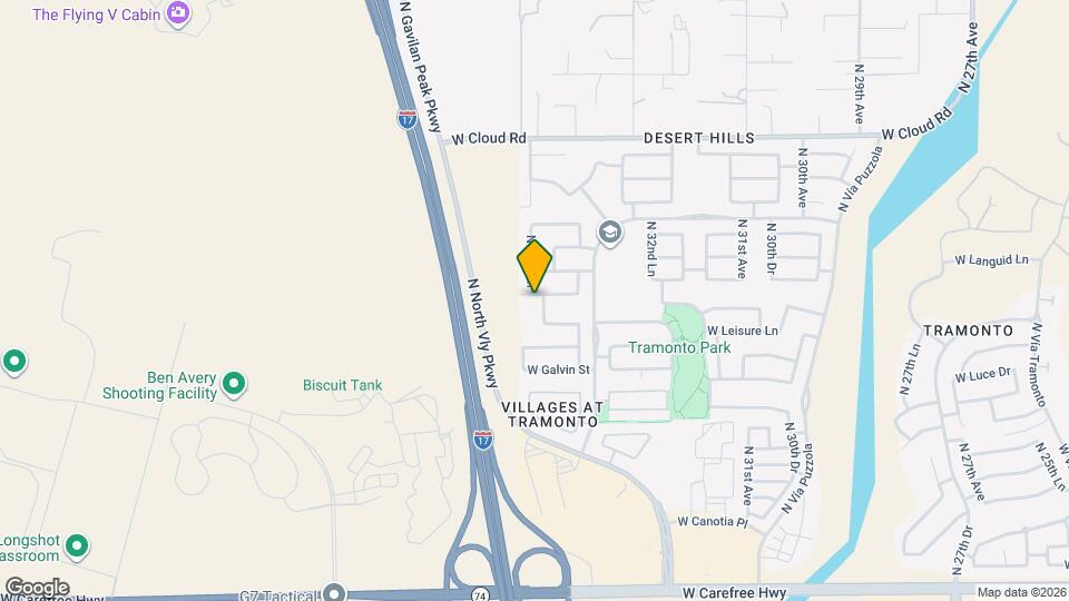 3441 W Little Hopi Dr Map and Location Details