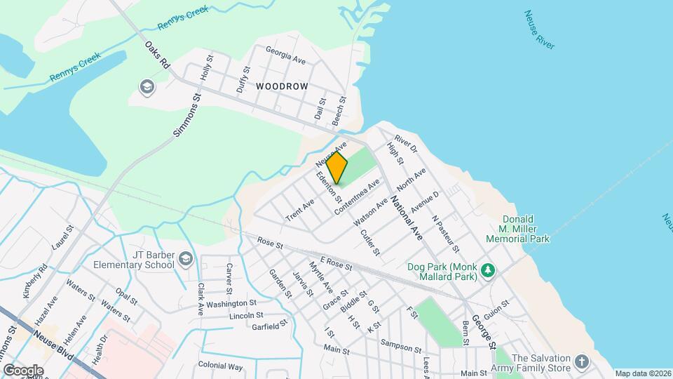 1712 Edenton St Map and Location Details