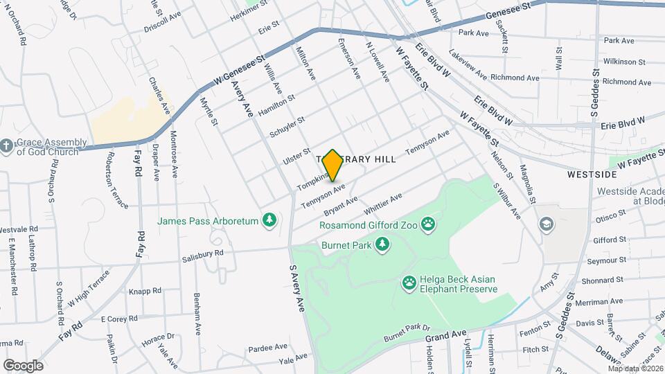452 Tennyson Ave Mapa y Detalles de la Ubicación
