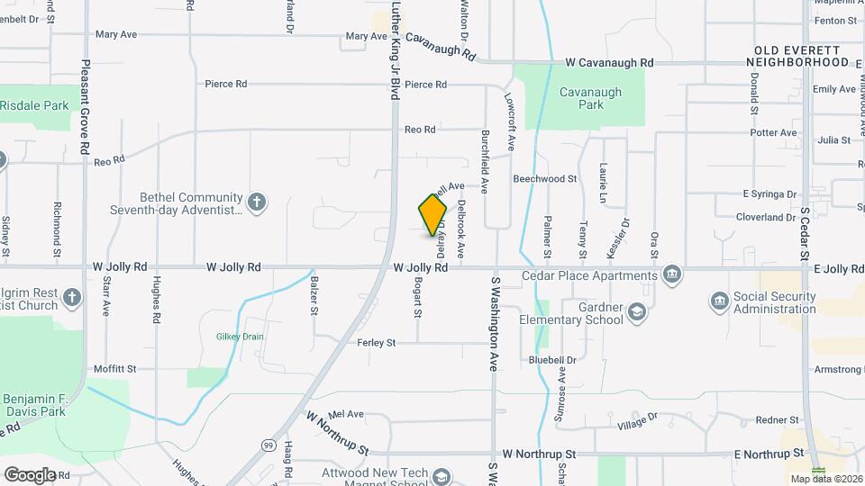 5010 Delray Dr Map and Location Details