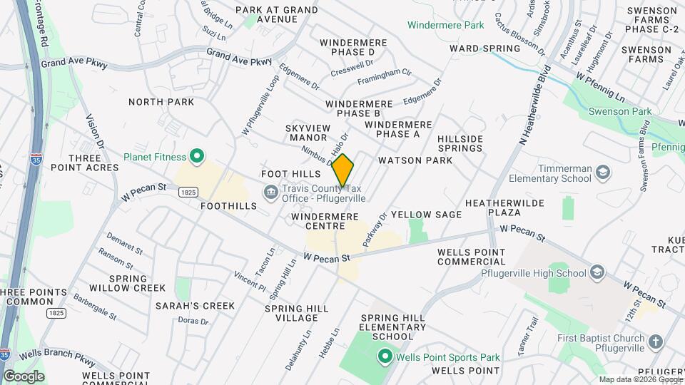 16010 Fitchburg Cir Map and Location Details