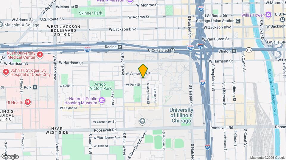 721 S Aberdeen St, Unit 2R Map and Location Details