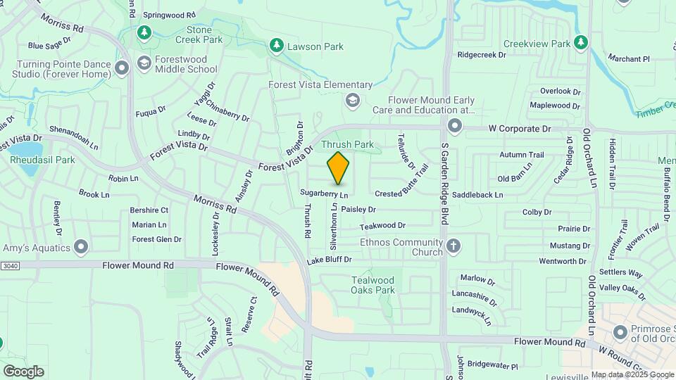 916 Sugarberry Ln Map and Location Details