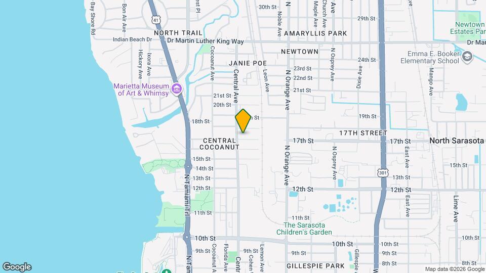 1423 17th St Map and Location Details