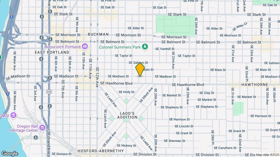 1804 SE Madison Map and Location Details