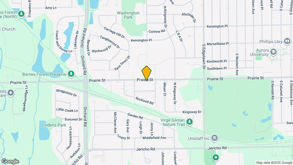 2124 Prairie St Map and Location Details