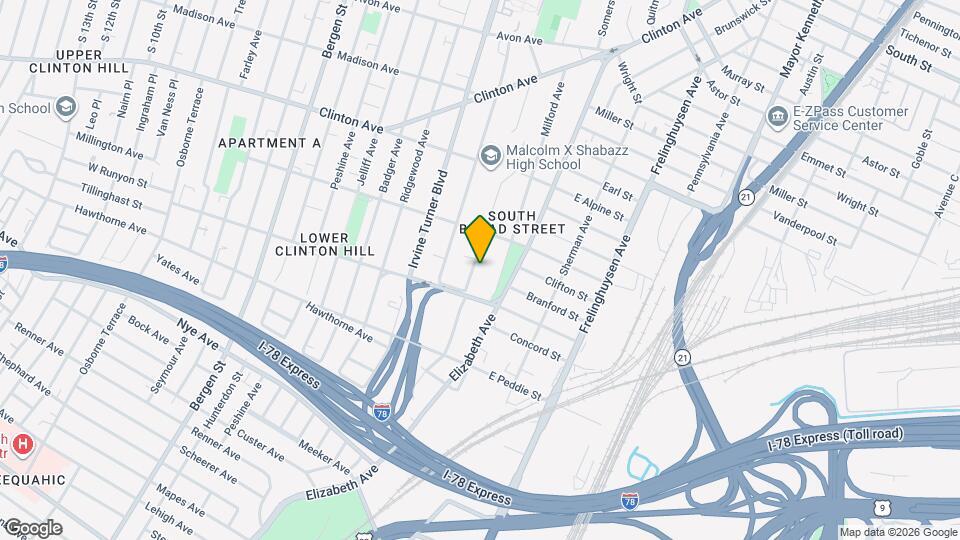 168 Johnson Ave, Unit 1st Floor Map and Location Details