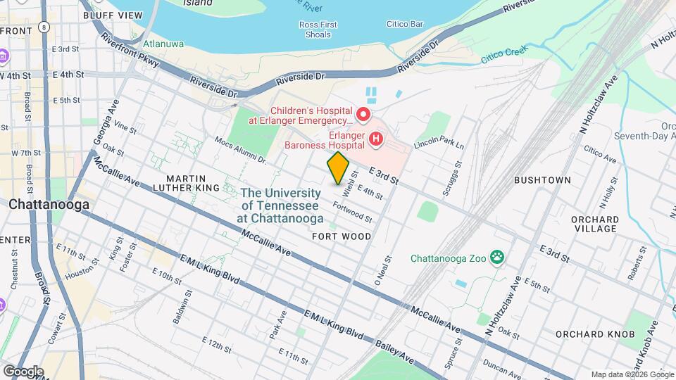 955 E 5th St Map and Location Details