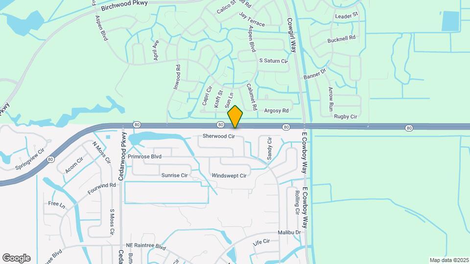 8069 Sherwood Cir Map and Location Details