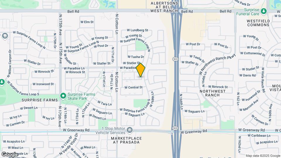 16908 W Marshall Ln Map and Location Details