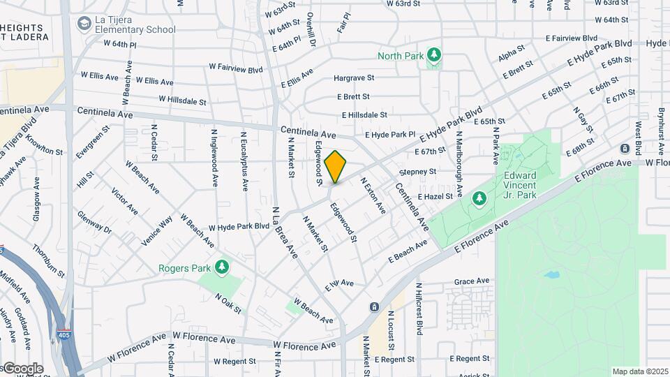 306 E Hyde Park Blvd Mapa y Detalles de la Ubicación