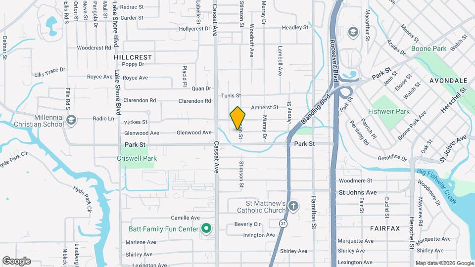 1498 Stimson St Map and Location Details