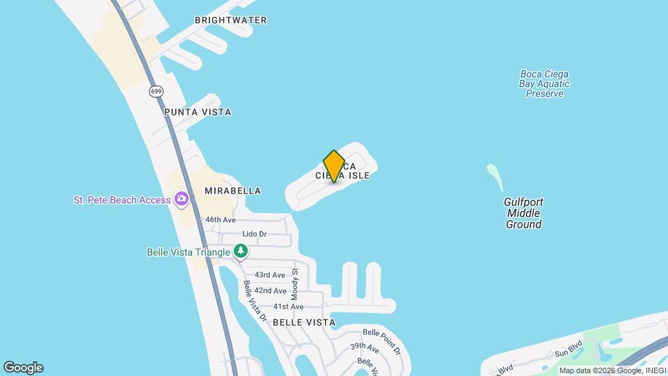 644 Boca Ciega Isle Dr Map and Location Details