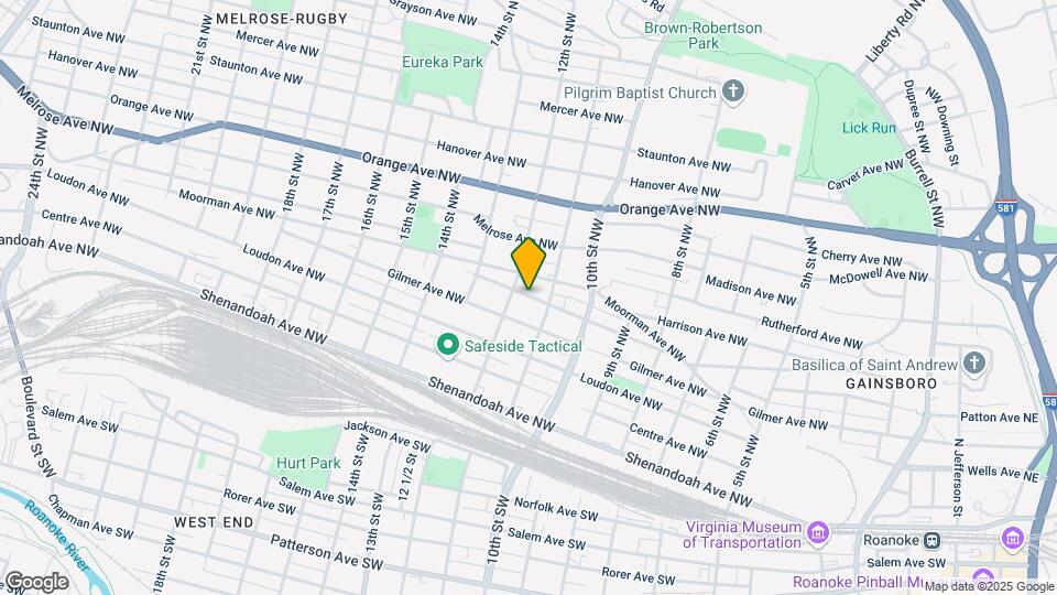 1116 Fairfax Ave NW Map and Location Details