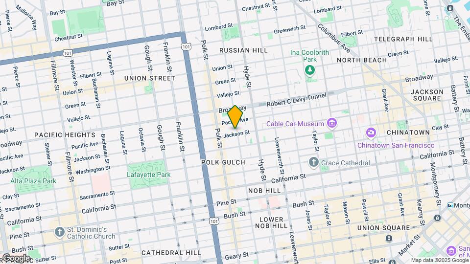 1801 Larkin St Map and Location Details