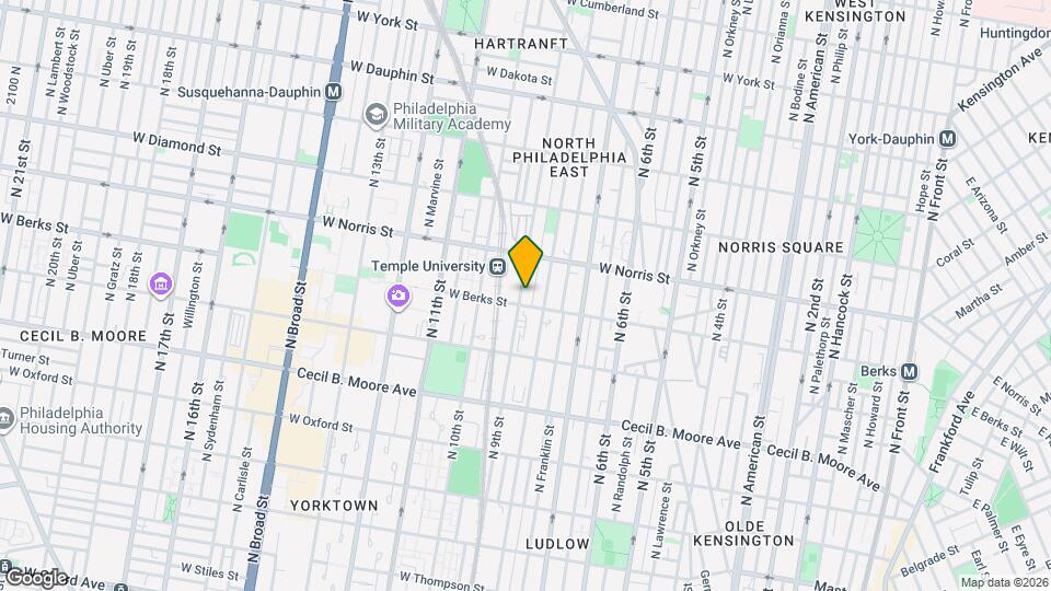 1911 N 9th St Mapa y Detalles de la Ubicación