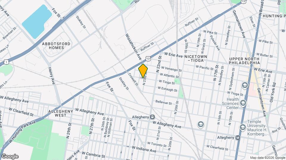 3450 N 23rd St Map and Location Details