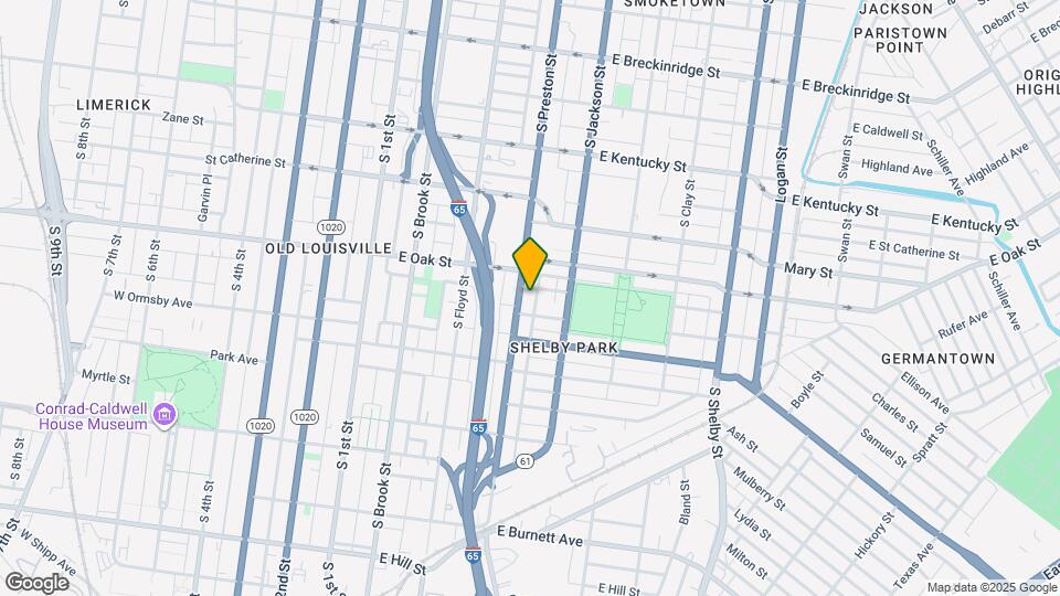 1215 S Preston St Map and Location Details