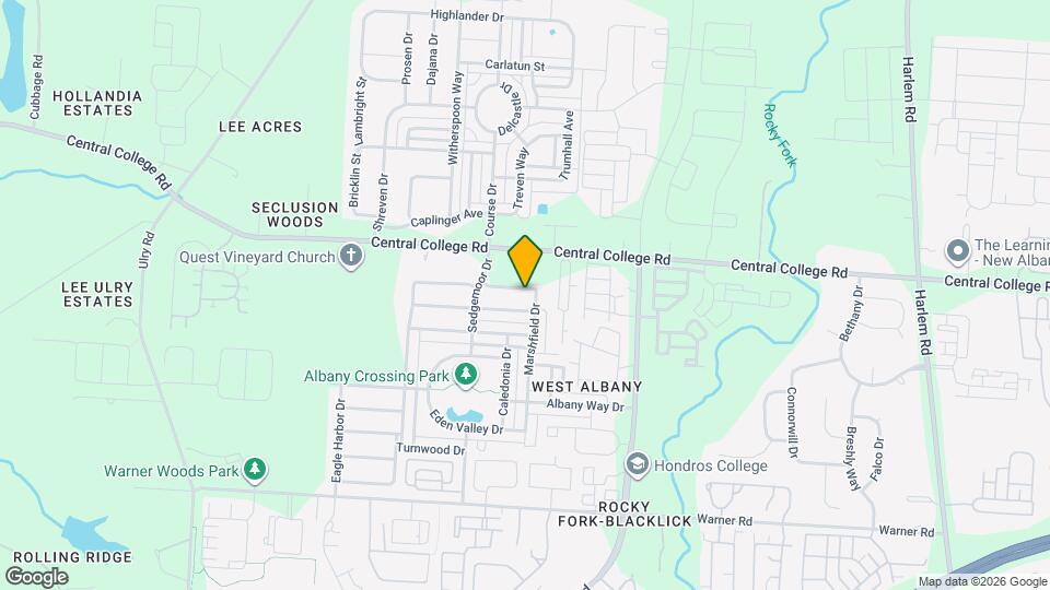 6125 Fallsburg Dr Mapa y Detalles de la Ubicación