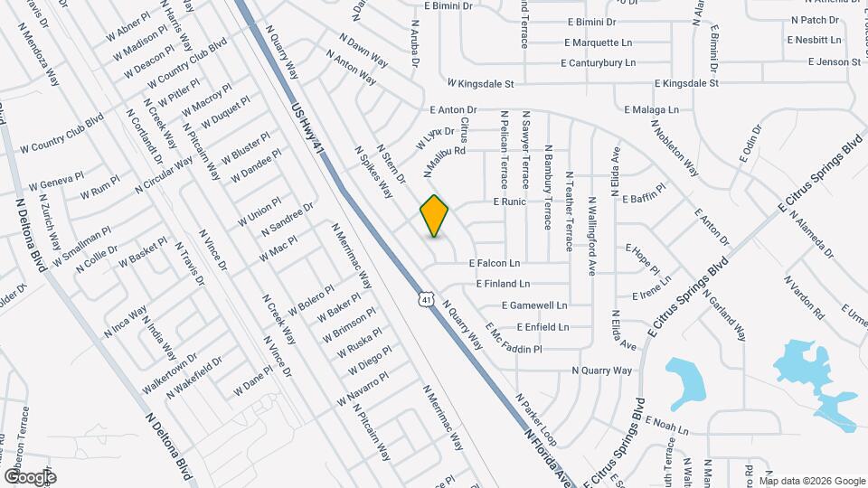 8587 N Spikes Way Map and Location Details