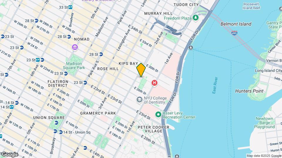 500 2nd Ave-Unit -5F Map and Location Details