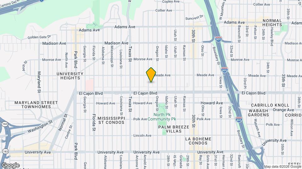 4347 Hamilton St Map and Location Details