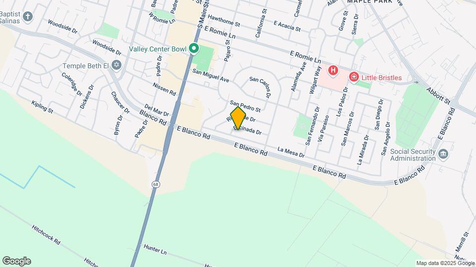 209 La Mesa Dr Map and Location Details