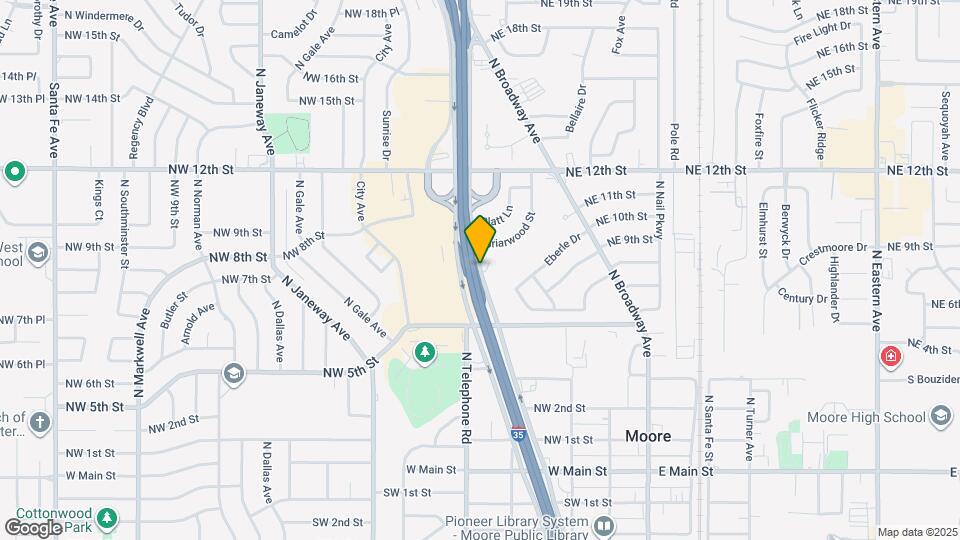 704 N Gale Ave Map and Location Details