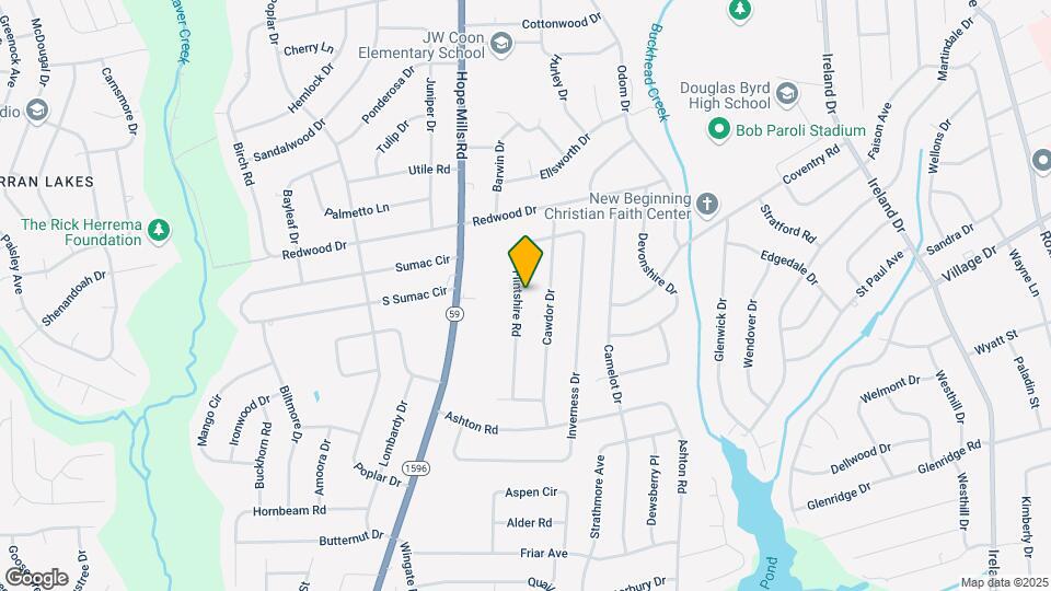 1637 Flintshire Rd Map and Location Details