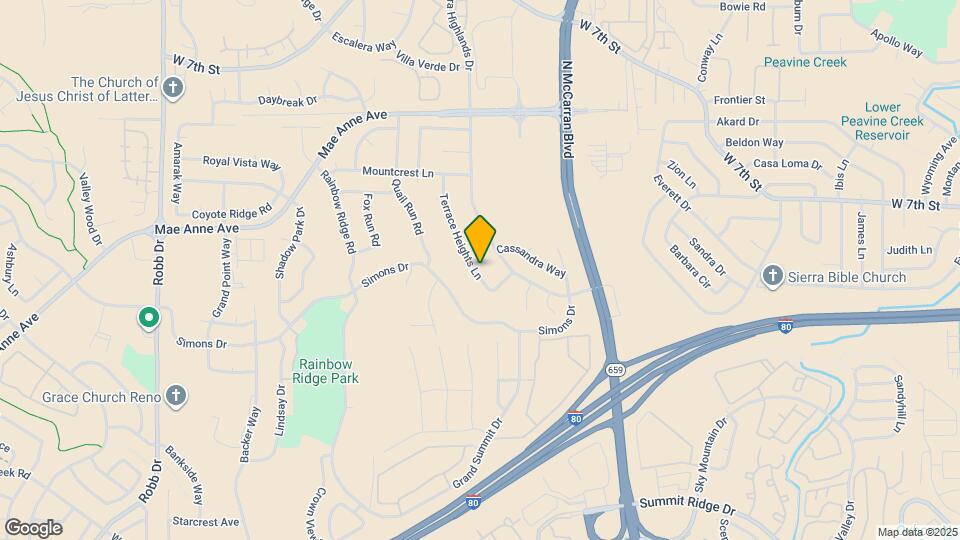 1730 Terrace Heights Ln Map and Location Details