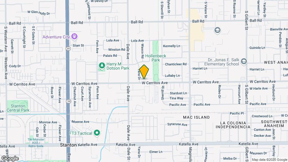 8611-8621 Cerritos Ave Map and Location Details