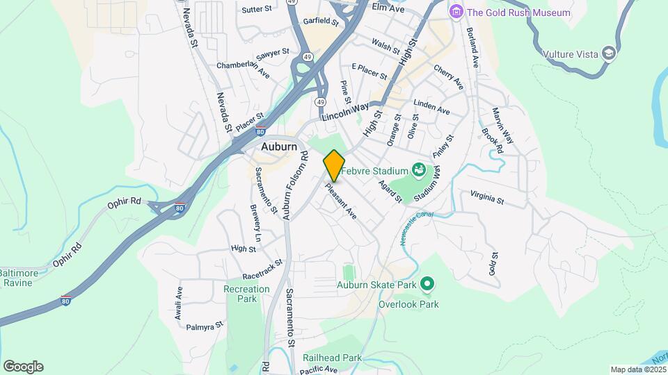 Turn Key Auburn Duplex with Good Cash Flow. Map and Location Details