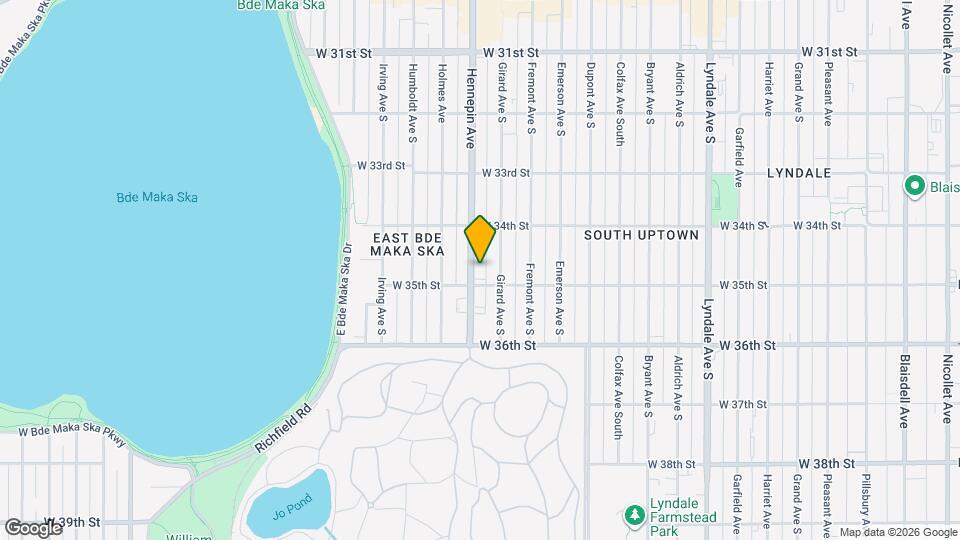 3443 Hennepin Ave Map and Location Details