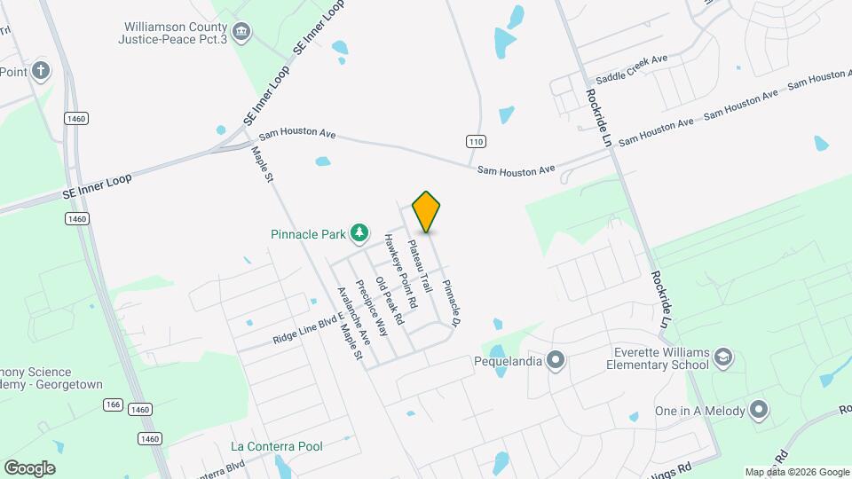 717 Pinnacle Dr Mapa y Detalles de la Ubicación