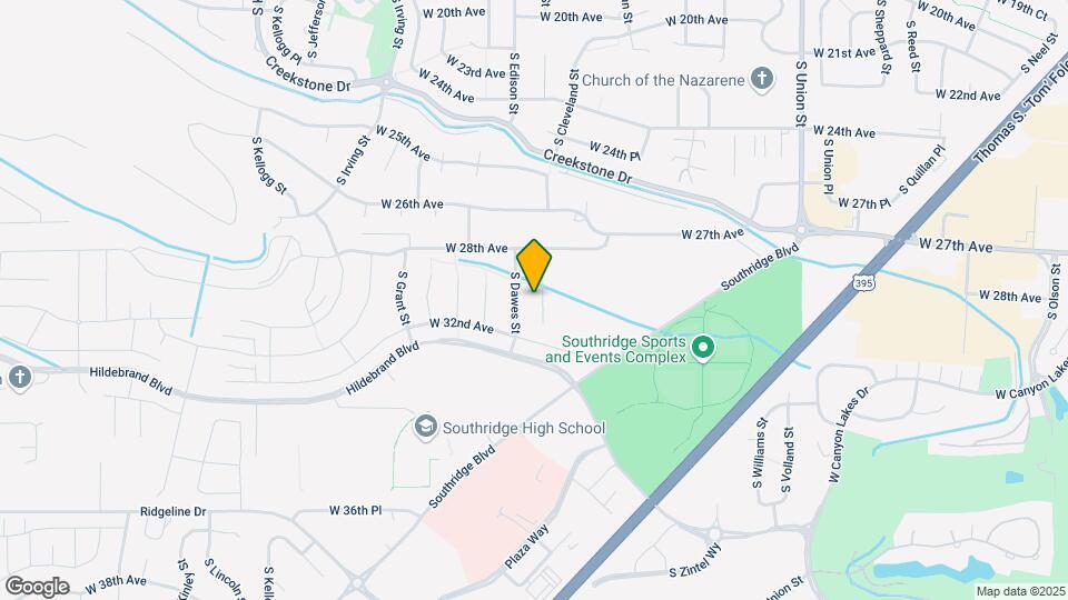 2986 S Dawes Pl Map and Location Details