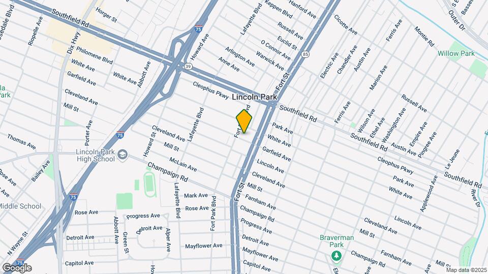 1314 Garfield Ave Map and Location Details