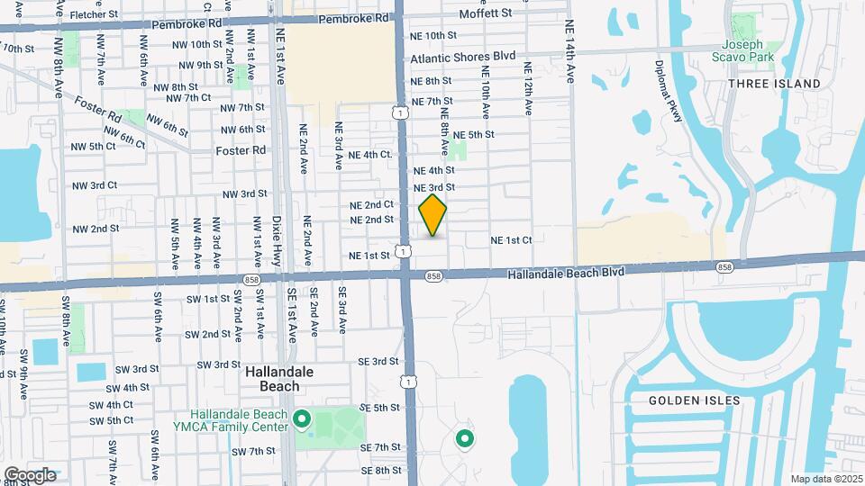 700-704 NE 1st Ct Map and Location Details