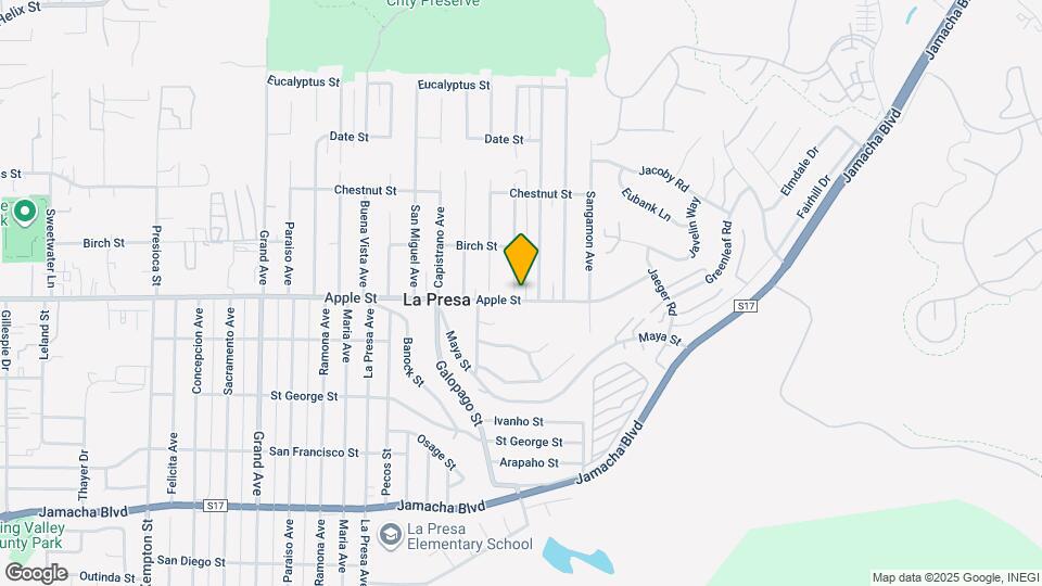 1011 La Mesa Ave Map and Location Details