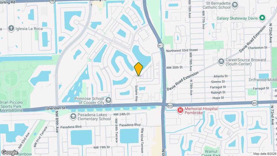 8289 Cascada Isles Dr Map and Location Details