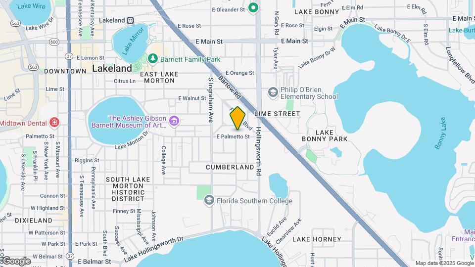 1102 E Palmetto St Map and Location Details