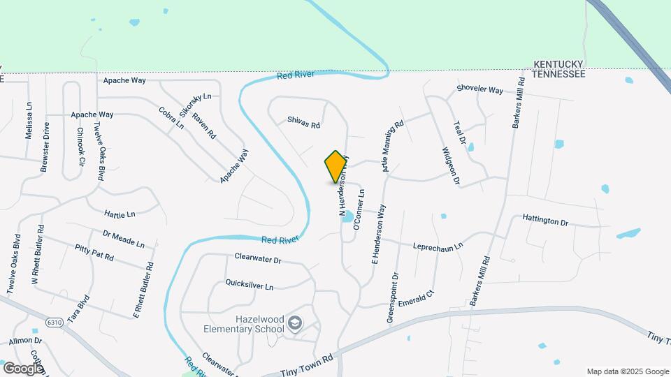 3354 N Henderson Way Map and Location Details