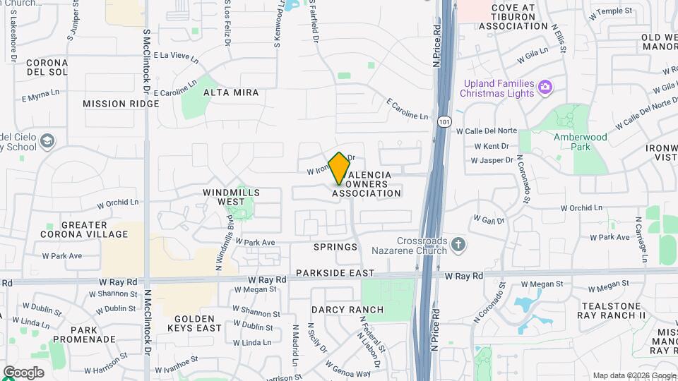 3320 W Golden Ln Map and Location Details