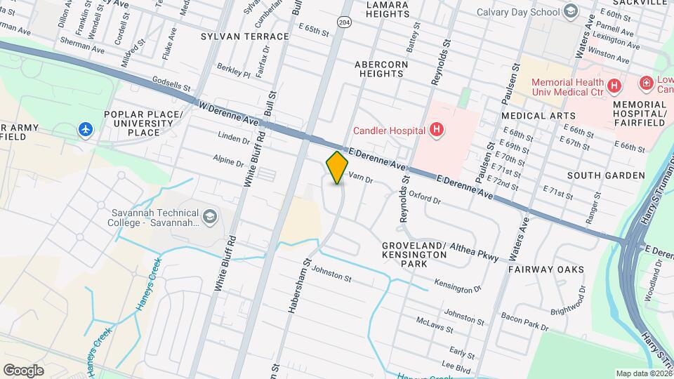 5515 Habersham St Map and Location Details