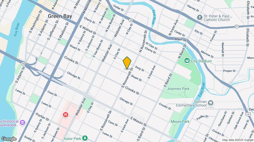 1175 Stuart St Map and Location Details