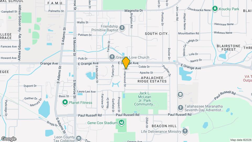 700 Apache St Mapa y Detalles de la Ubicación