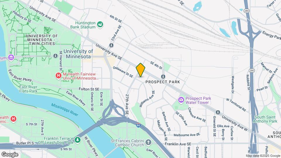 2713 Delaware St SE, Unit 2 Map and Location Details