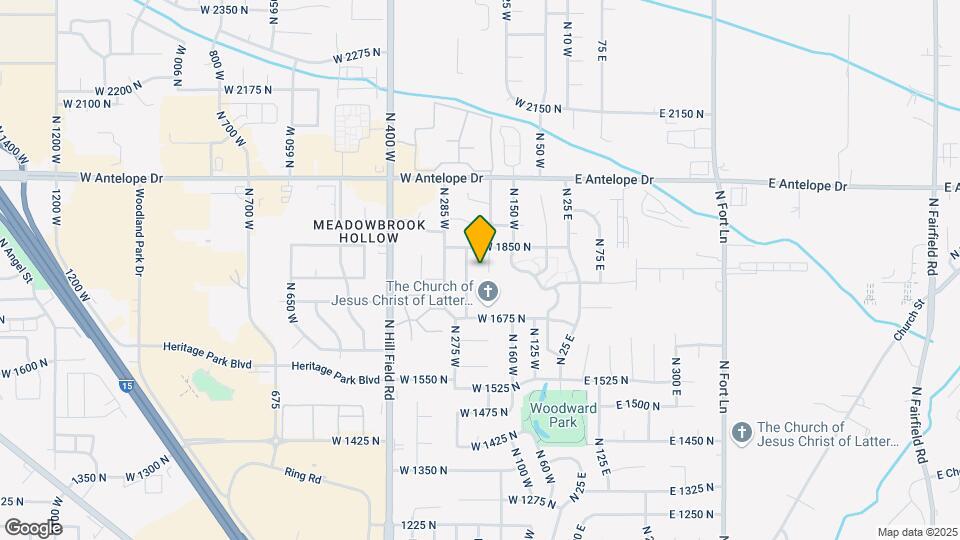 1805 N 225 W Map and Location Details