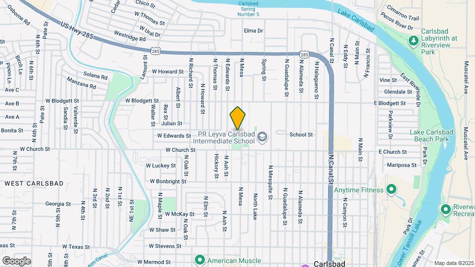 813 N Mesa Map and Location Details