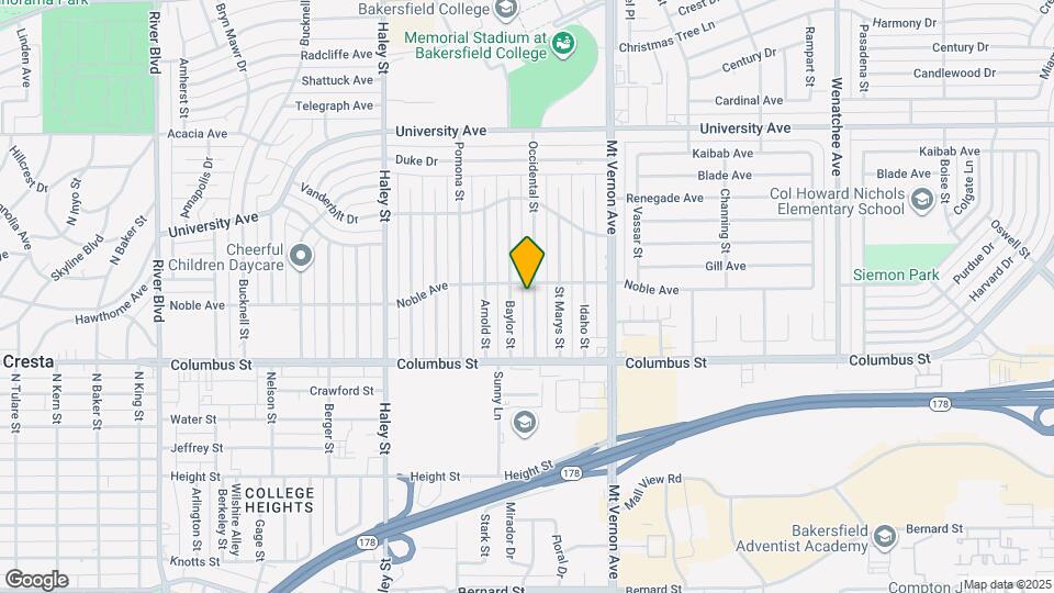 2816 Occidental St Map and Location Details